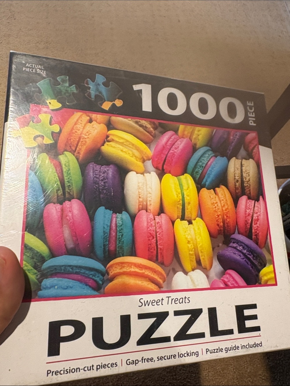 Sweet Treats Macaron Puzzle - Multicolor 1000-Piece 🧩🎉 🆕🩵🩷 (sealed)